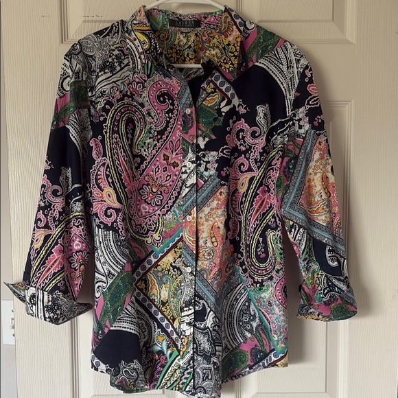 Ralph Lauren Tops - Colorful Ralph Lauren Button-Up Shirt